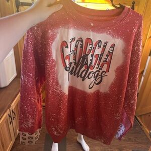 Red Georgia Bulldogs Sweatshirt